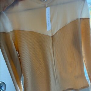 Elegant Sheer Long Sleeve Top